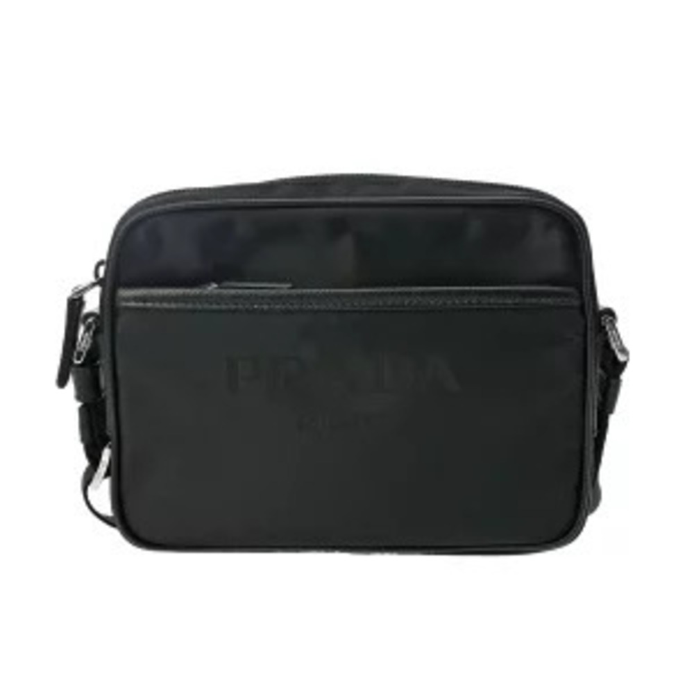 Prada Black Saffiano Leather Shoulder Bag